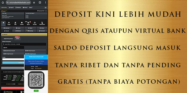 DEPOSIT QRIS SCAN LANGSUNG MASUK VICTORIABET4D